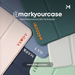 Mils Technologies Mark Your Case Custom Initial Emboss Hot Print / Stamp Cover - MYC
