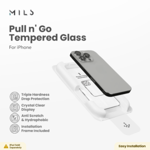 MILS Pull n' Go Tempered Glass for iPhone - PNG