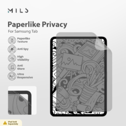 MILS Privacy Paper Like / Paperfeel Anti Spy Screen Protector for Samsung S6 Lite S7 S8 S9 FE S8+ S9+ A9 A9+ S9FE+ S10 S10+ - PLPVSS