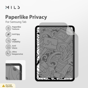 MILS Privacy Paper Like / Paperfeel Anti Spy Screen Protector for Samsung S6 Lite S7 S8 S9 FE S8+ S9+ A9 A9+ S9FE+ S10 S10+ - PLPVSS