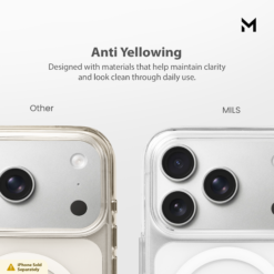 Alternative view of MILS CrystalShield Clear Case